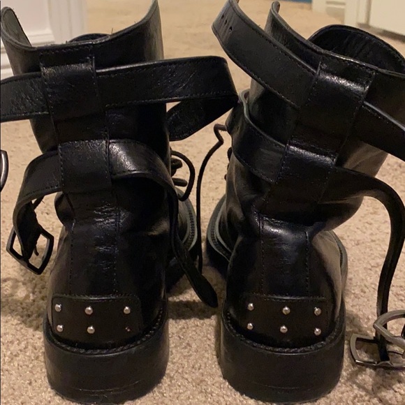 Saint Laurent Combat Boots - Picture 5 of 9